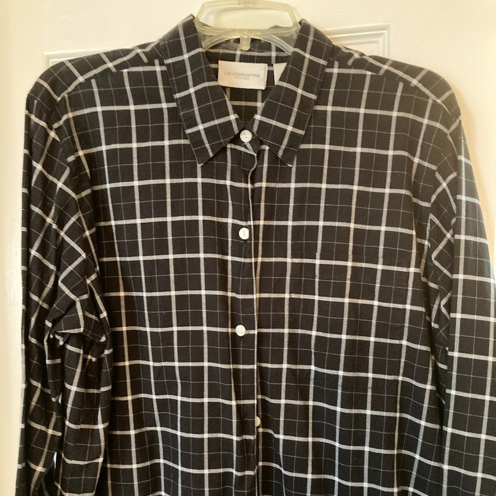 Liz Claiborne - Lizsport -  Long Sleeve Button-Down Blouse